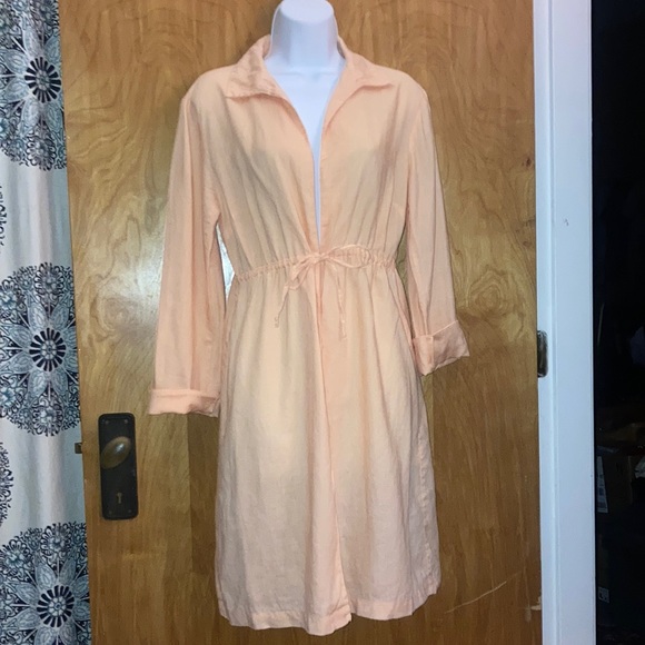Creamcicle Orange Nafnaf Dress/Duster Size Large - Picture 1 of 8